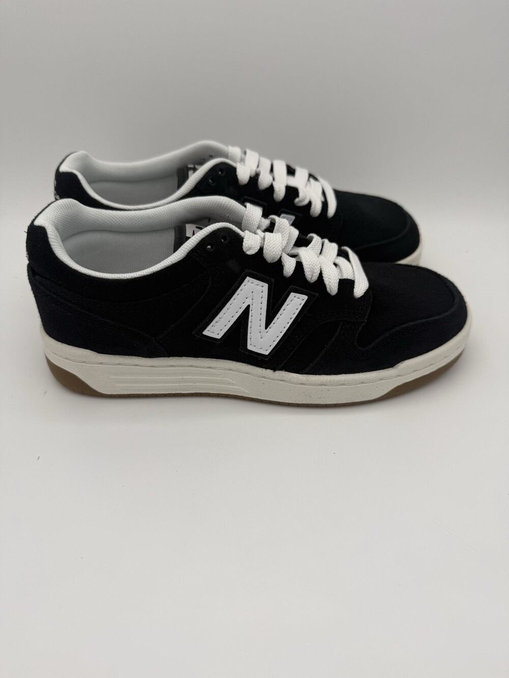 New Balance 480 Kids Grade School Sneakers GSB480SB Black White Gum Size 4Y NIB
